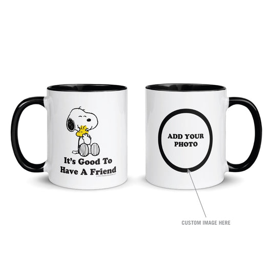 It's Good To Have A Friend Personalized Two Tone Mug-3