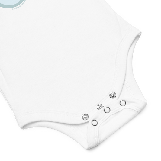 Peanuts Snoopy Personalized Initials Baby Boy's Bodysuit White-2