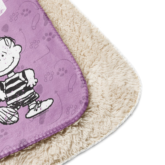 Peanuts Just Keep Dancing Sherpa Blanket-12