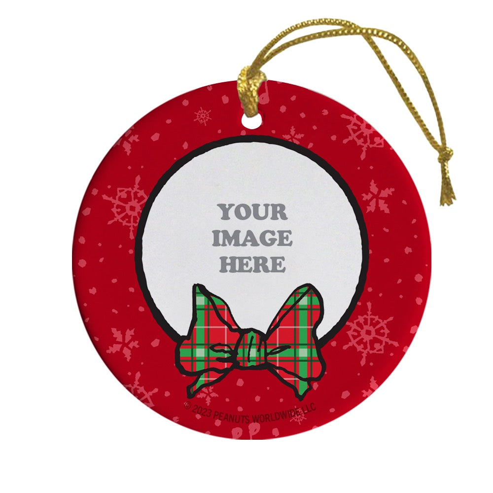 Peanuts Gang Personalized Photo Upload Ornament