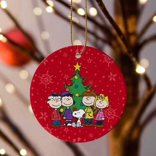 Peanuts Gang Personalized Photo Upload Ornament-4