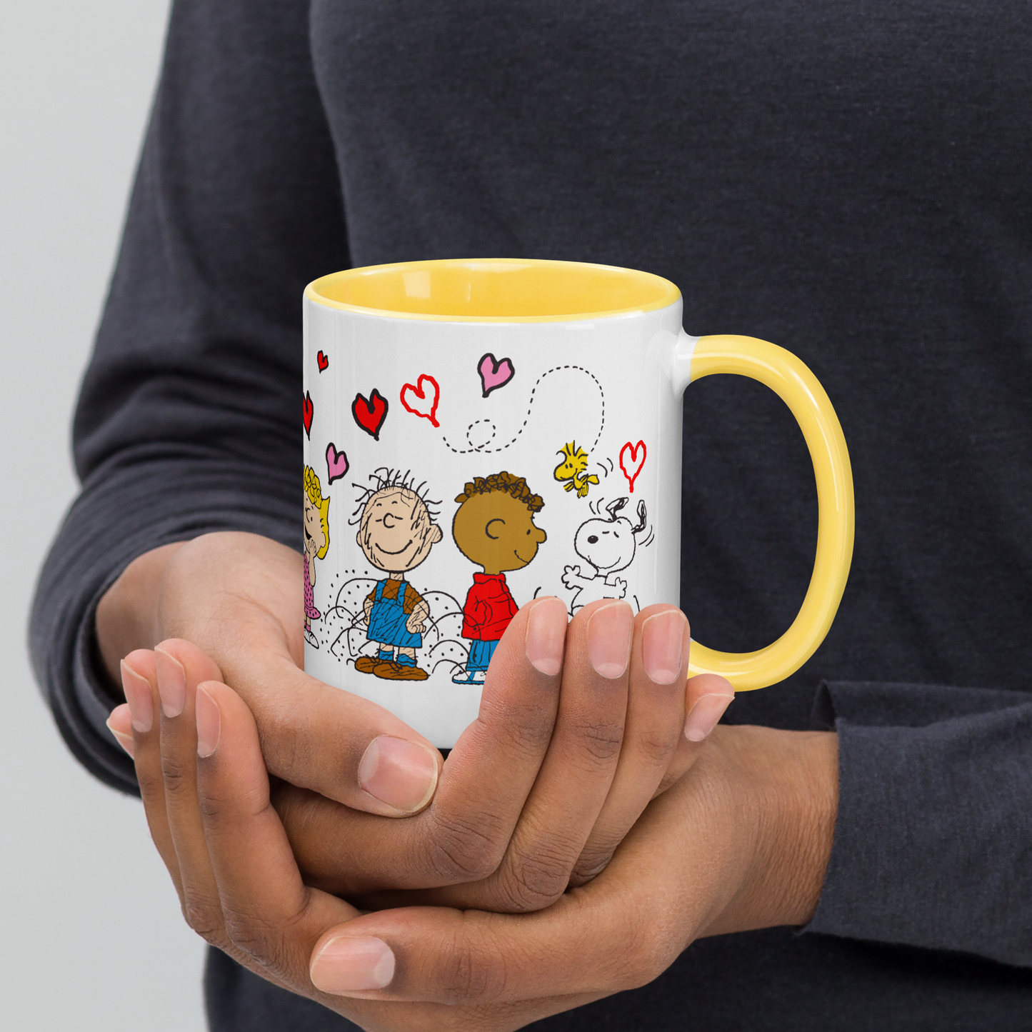 Peanuts Love Is Personalized Two-Tone Mug