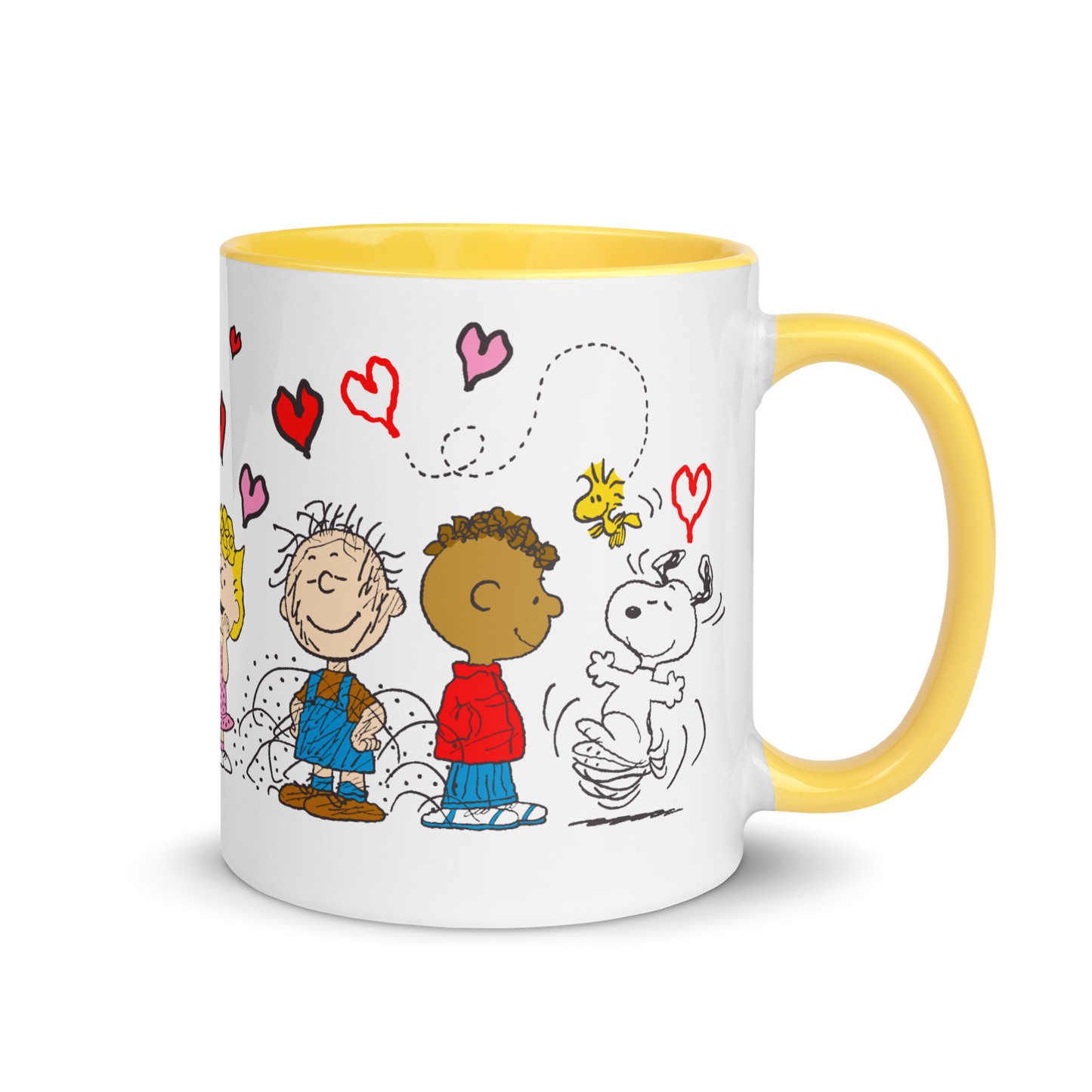 Peanuts Love Is Personalized Two-Tone Mug