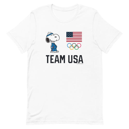 Peanuts Snoopy Team USA 5-Rings T-Shirt-0