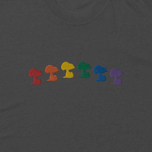 Peanuts Snoopy Rainbow Embroidered Unisex T-Shirt-1