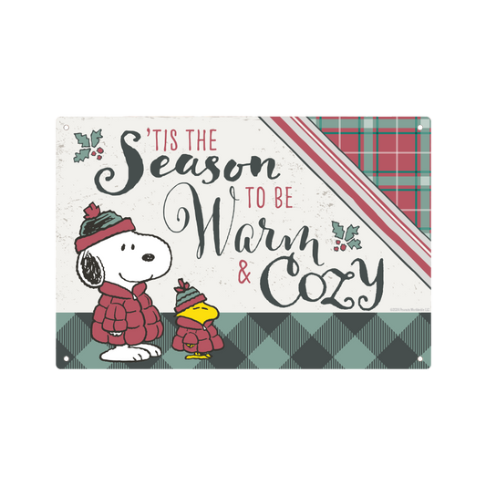 Peanuts This Is The Season Metal Sign-1