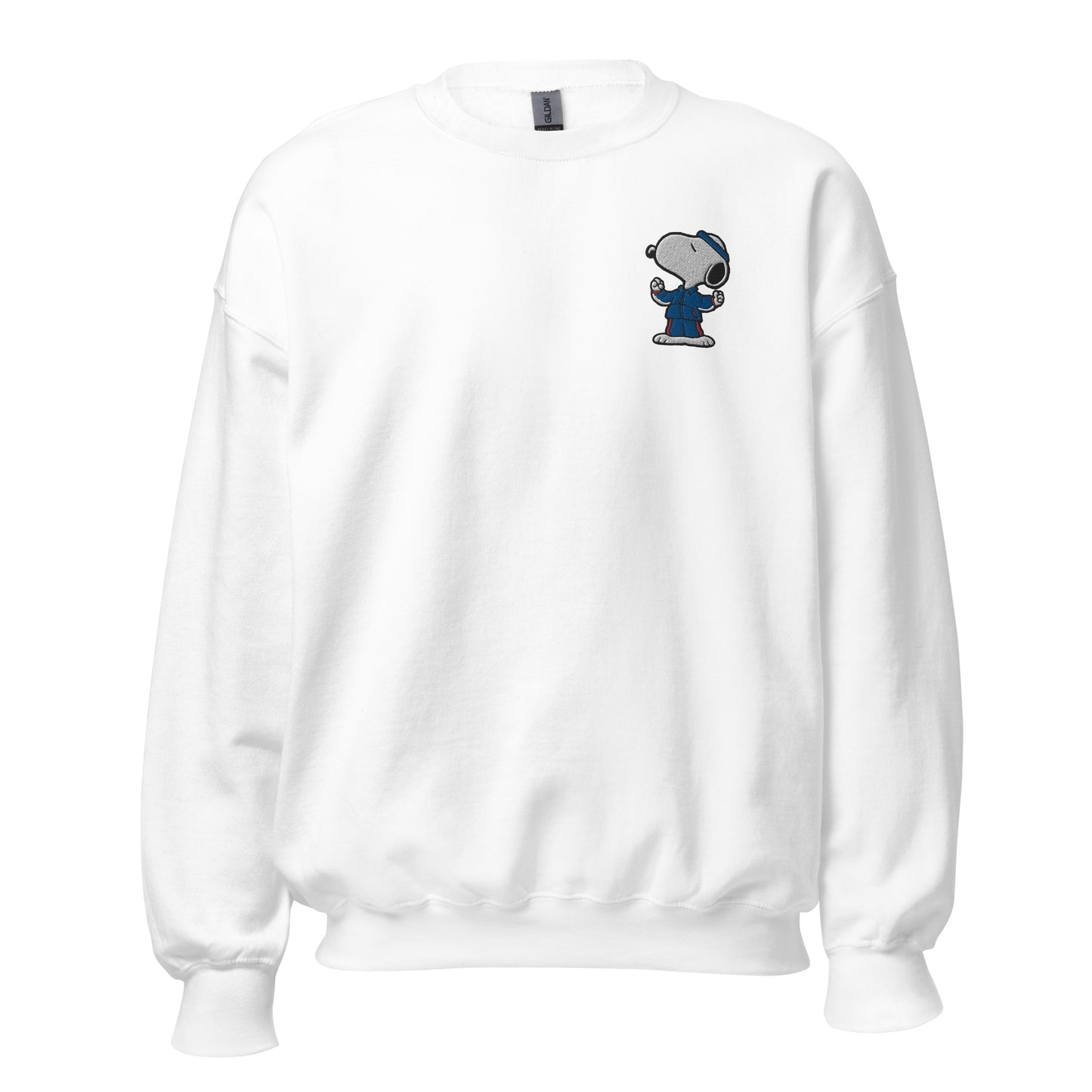 Peanuts Snoopy Sports Embroidered Crewneck