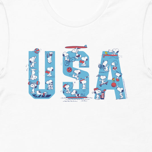 Snoopy USA Sports T-Shirt-1