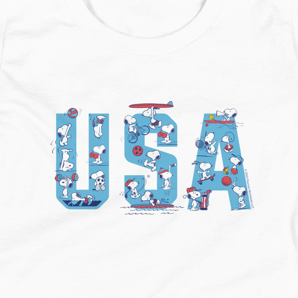 Snoopy USA Sports Kids T-Shirt