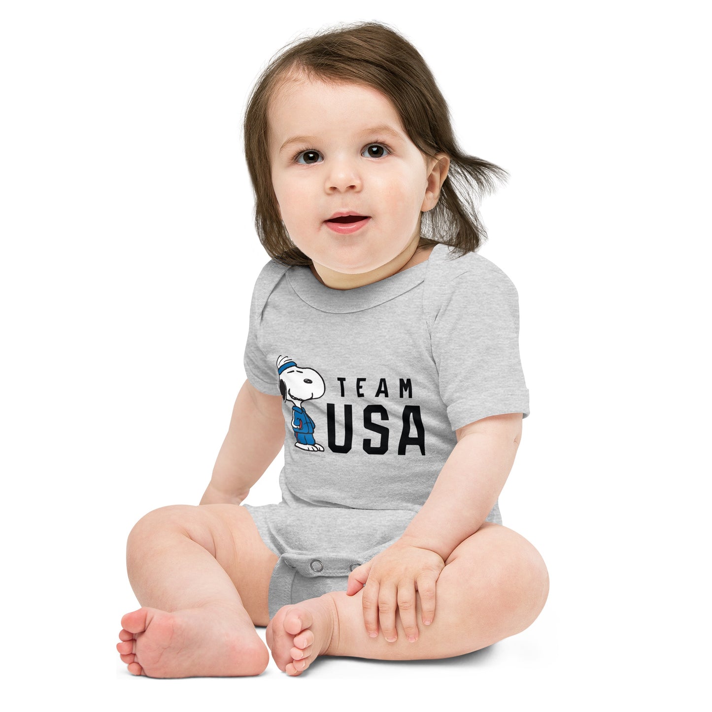 Peanuts Snoopy Team USA Baby Bodysuit