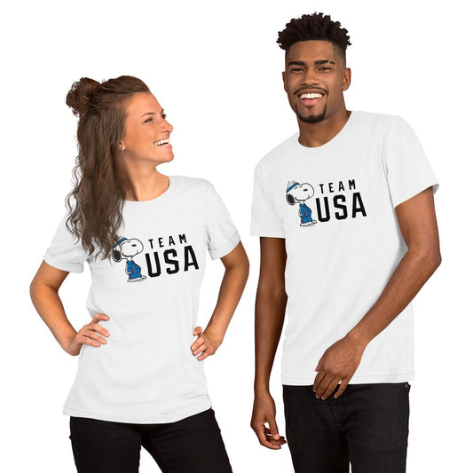 Peanuts Snoopy Team USA Unisex T-Shirt-2