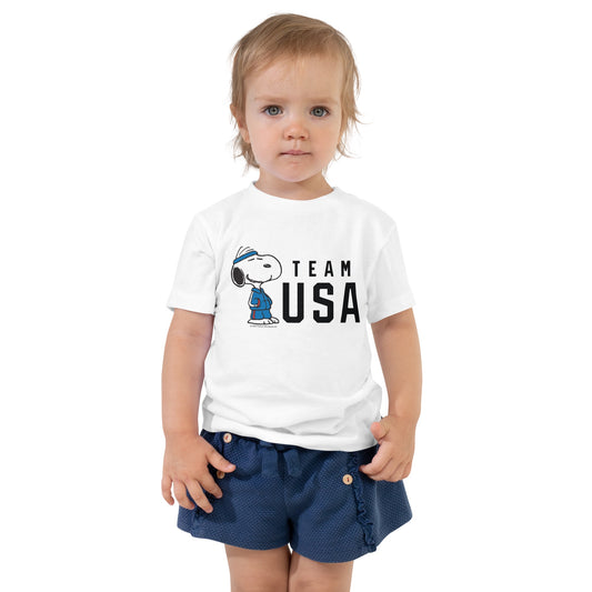 Peanuts Snoopy Team USA Toddler T-Shirt-2