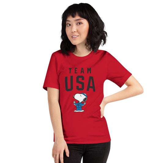 Peanuts Snoopy Team USA T-Shirt-2