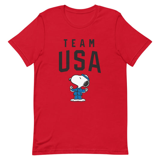 Peanuts Snoopy Team USA T-Shirt-0