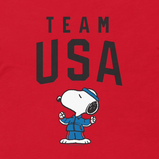 Peanuts Snoopy Team USA T-Shirt-1