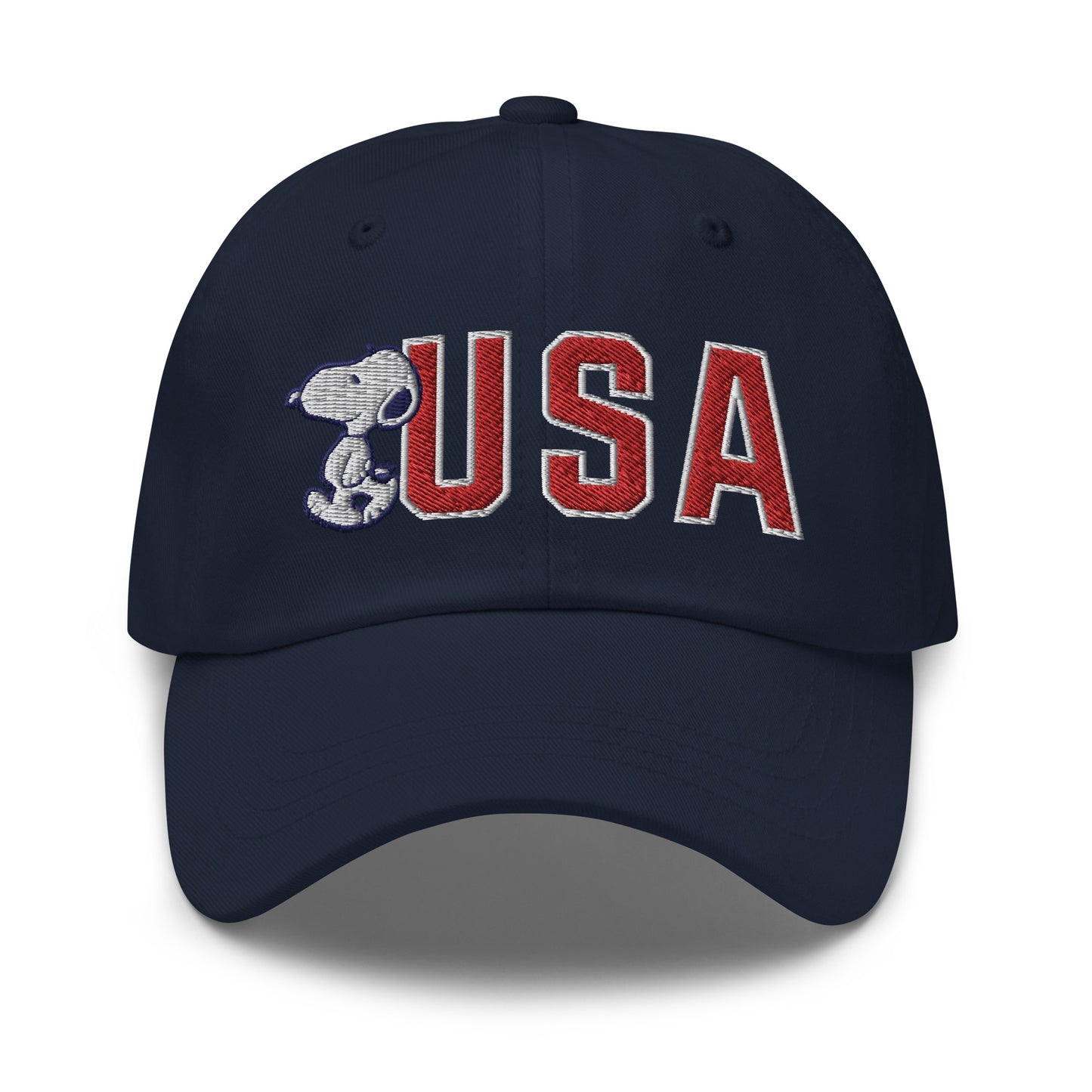 Snoopy USA Embroidered Dad Hat