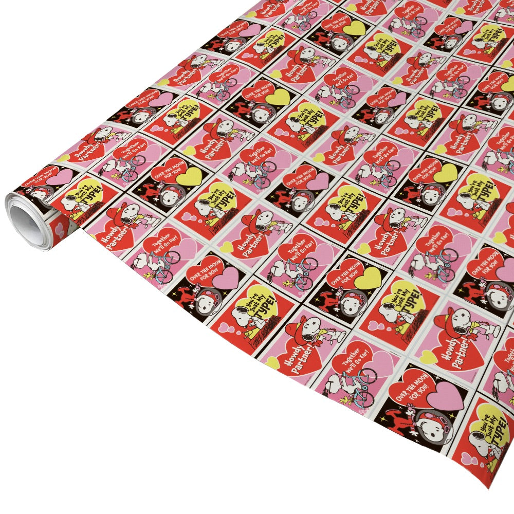 Peanuts Valentine's Day Gift Wrap