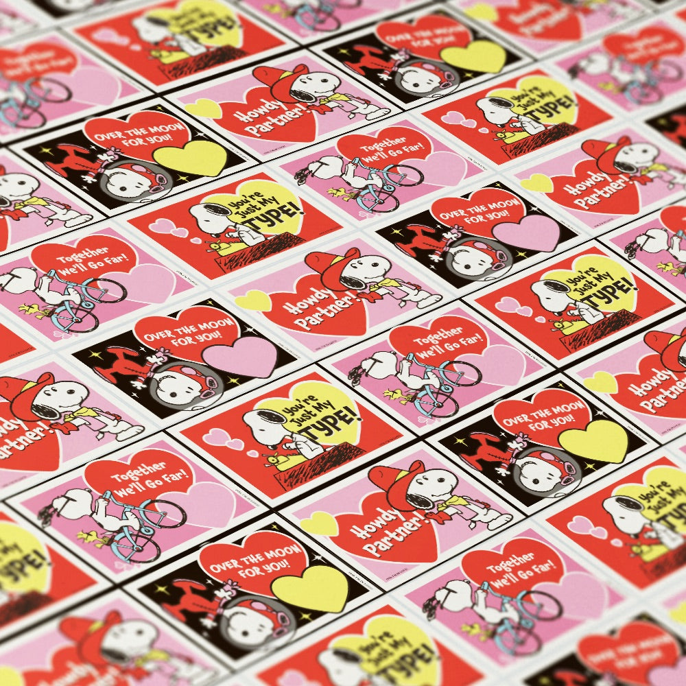 Peanuts Valentine's Day Gift Wrap