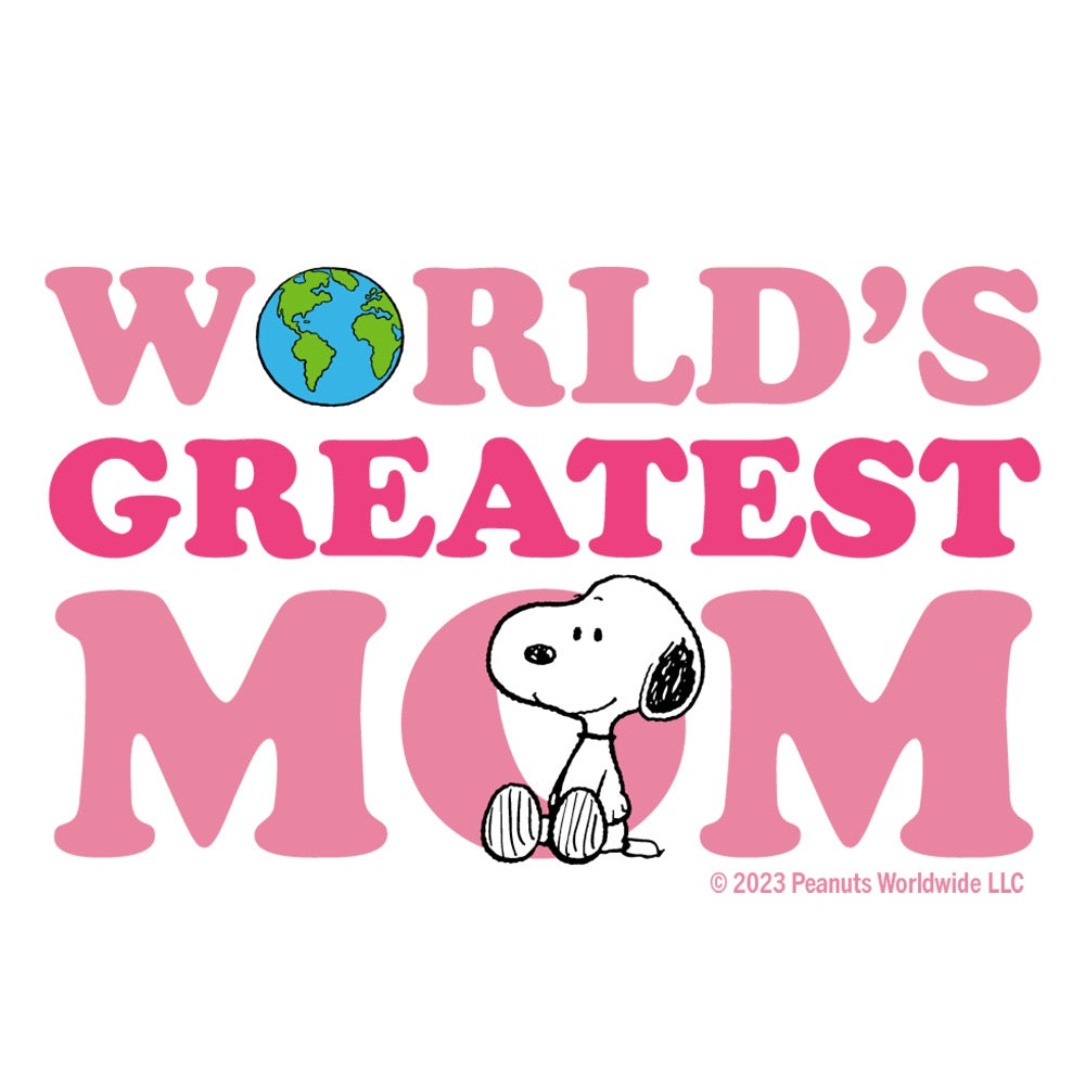 Snoopy World's Greatest Mom Personalized Two Tone Mug
