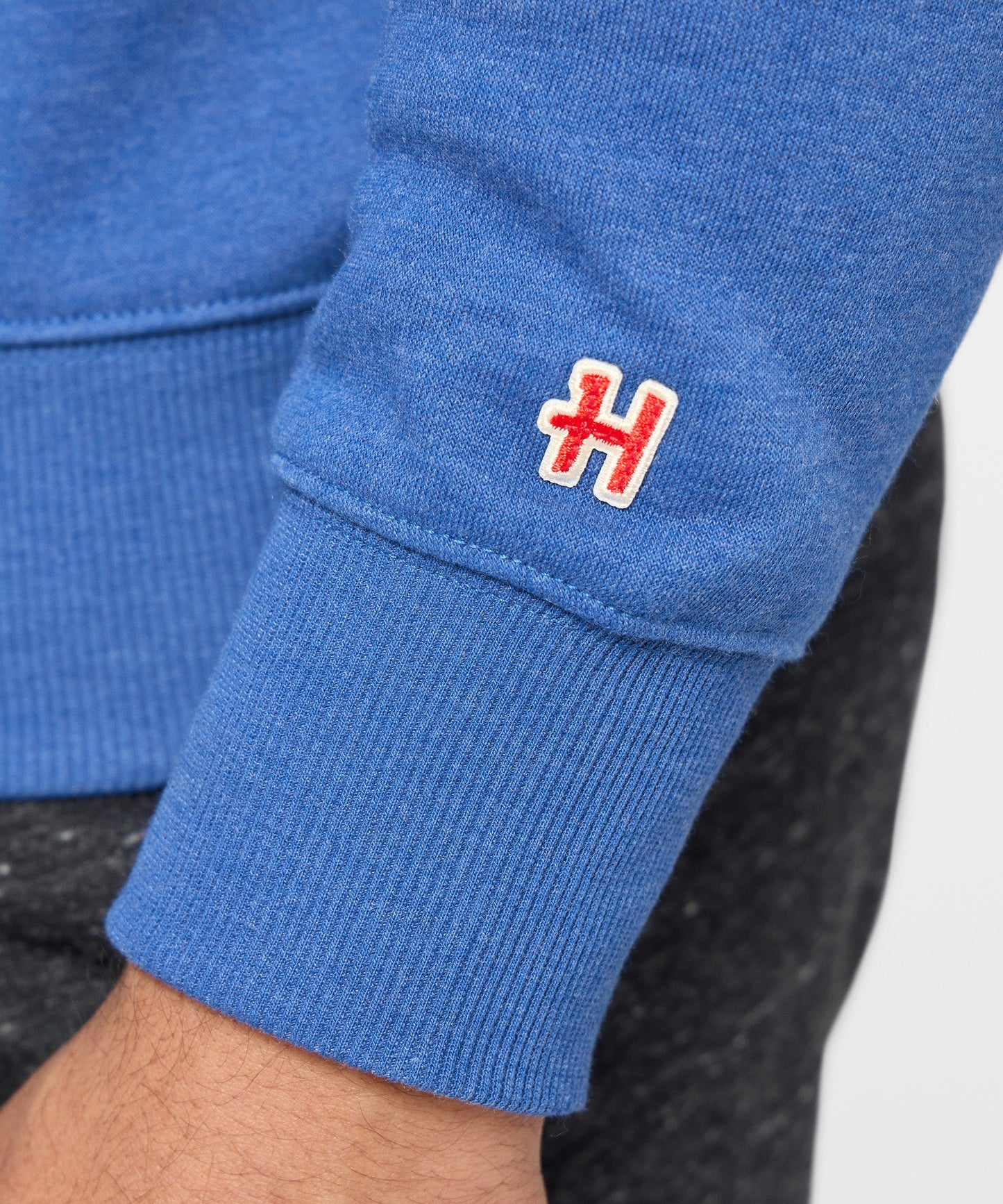 Folded view of the Peanuts Rocky Mountain National Park crewneck sweatshirt