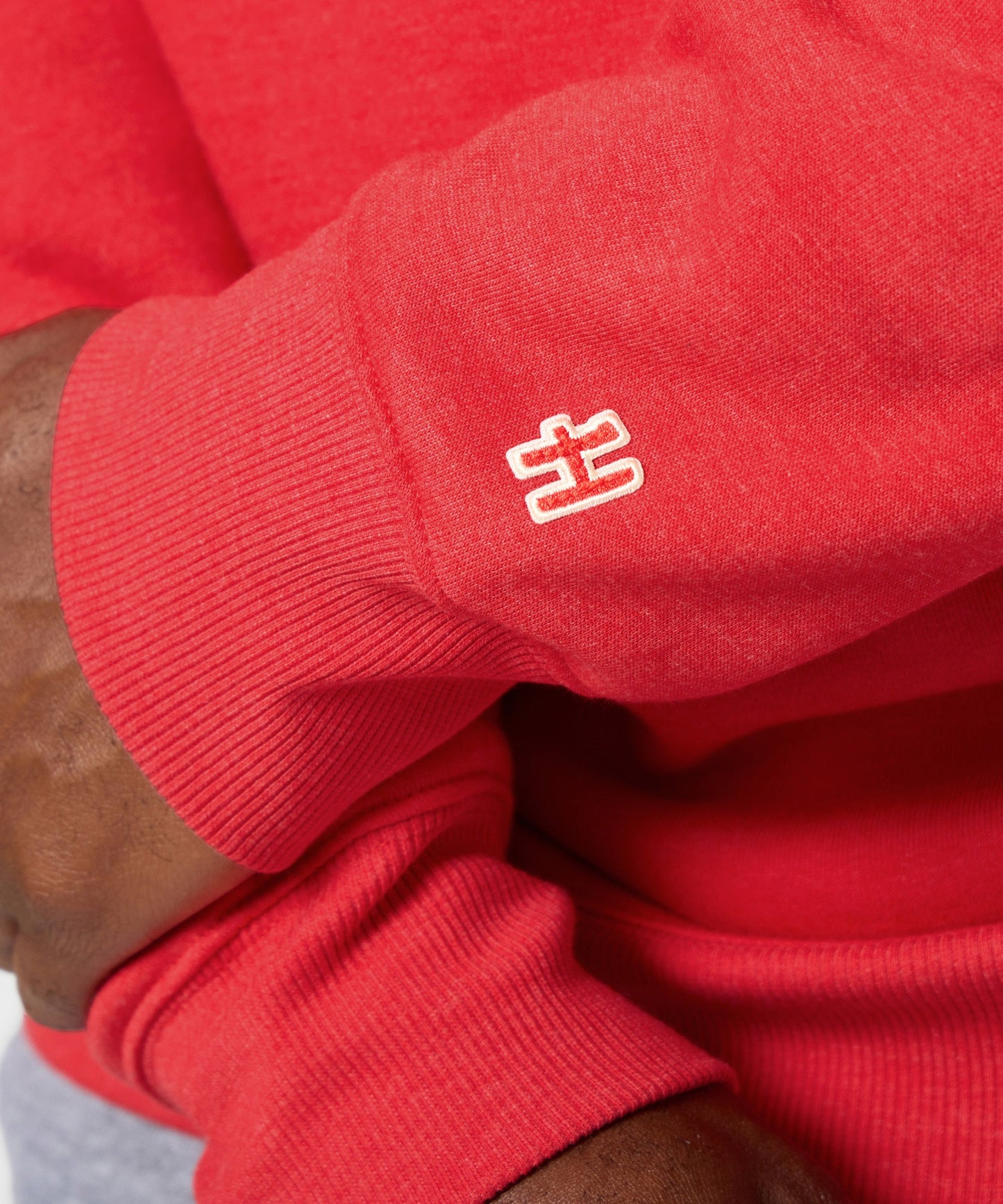 Folded view of the HOMAGE x Peanuts Linus crewneck sweatshirt ready for gifting