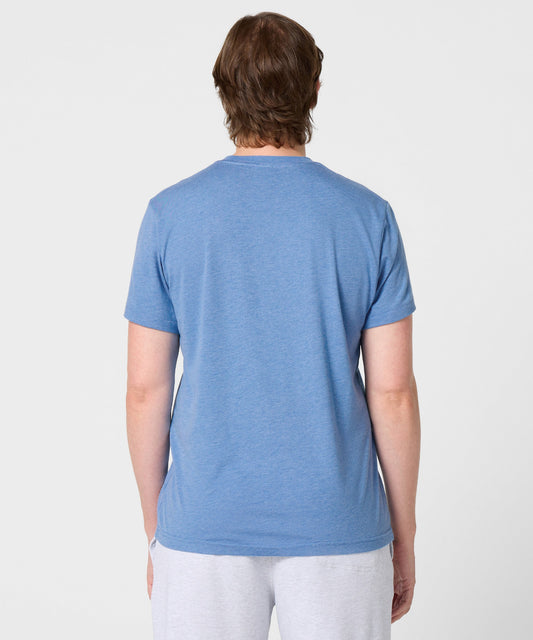 Light blue t-shirt featuring Snoopy ice skating across the front chest-3