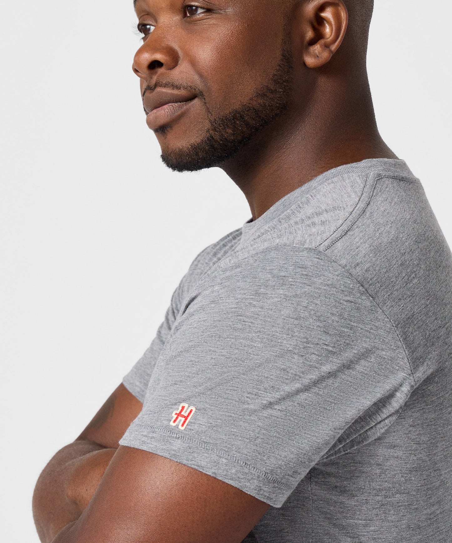 Folded view of the grey Peanuts t-shirt ready for gifting