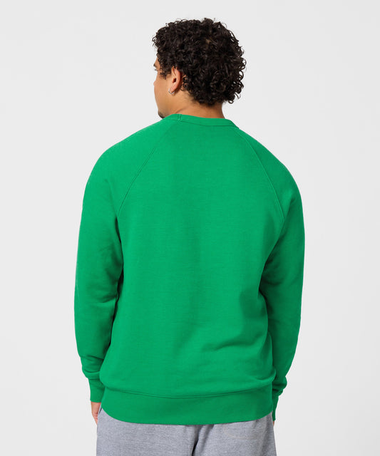 Green crewneck sweatshirt featuring Snoopy and Great Smoky Mountains graphic on the front chest-3