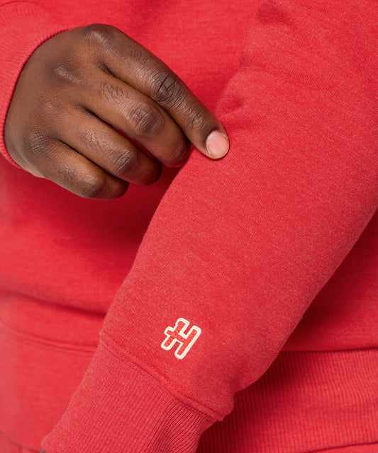 Red crewneck sweatshirt featuring Charlie Brown and That's The Way It Goes graphic on the front chest-4