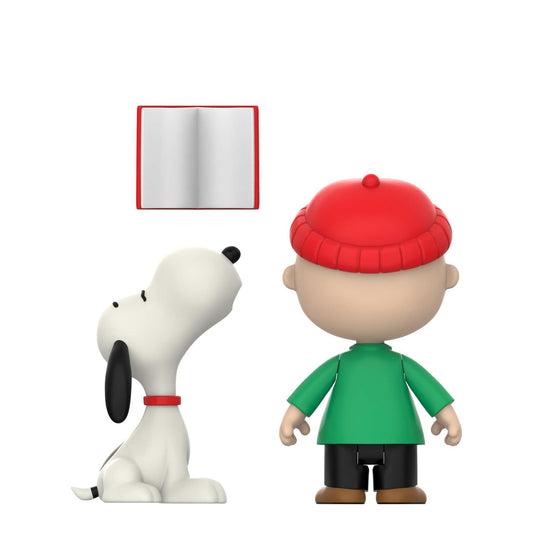 Peanuts Charlie Brown and Snoopy Caroling ReAction Figures in packaging-3