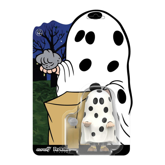 Peanuts Charlie Brown Ghost Sheet ReAction Figure front view-0