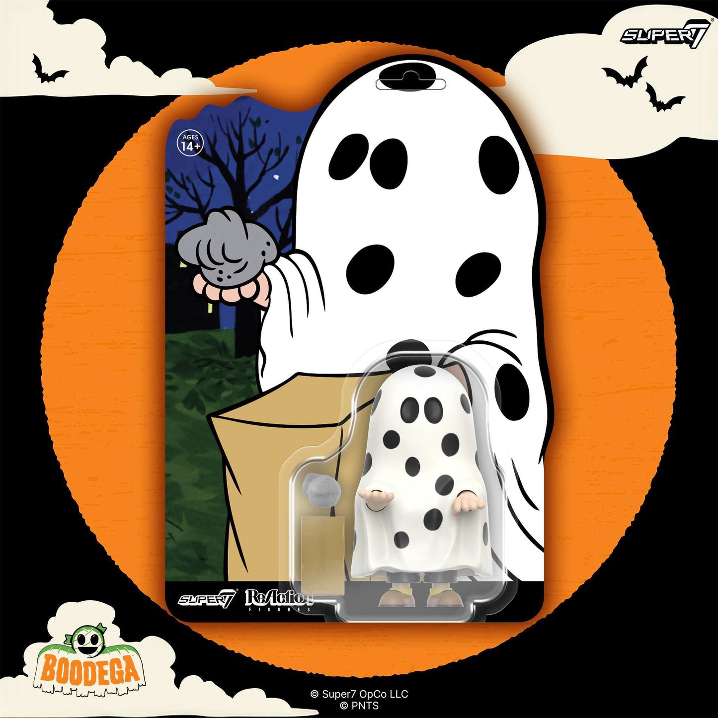 Charlie Brown Ghost Sheet collectible figure in vintage packaging