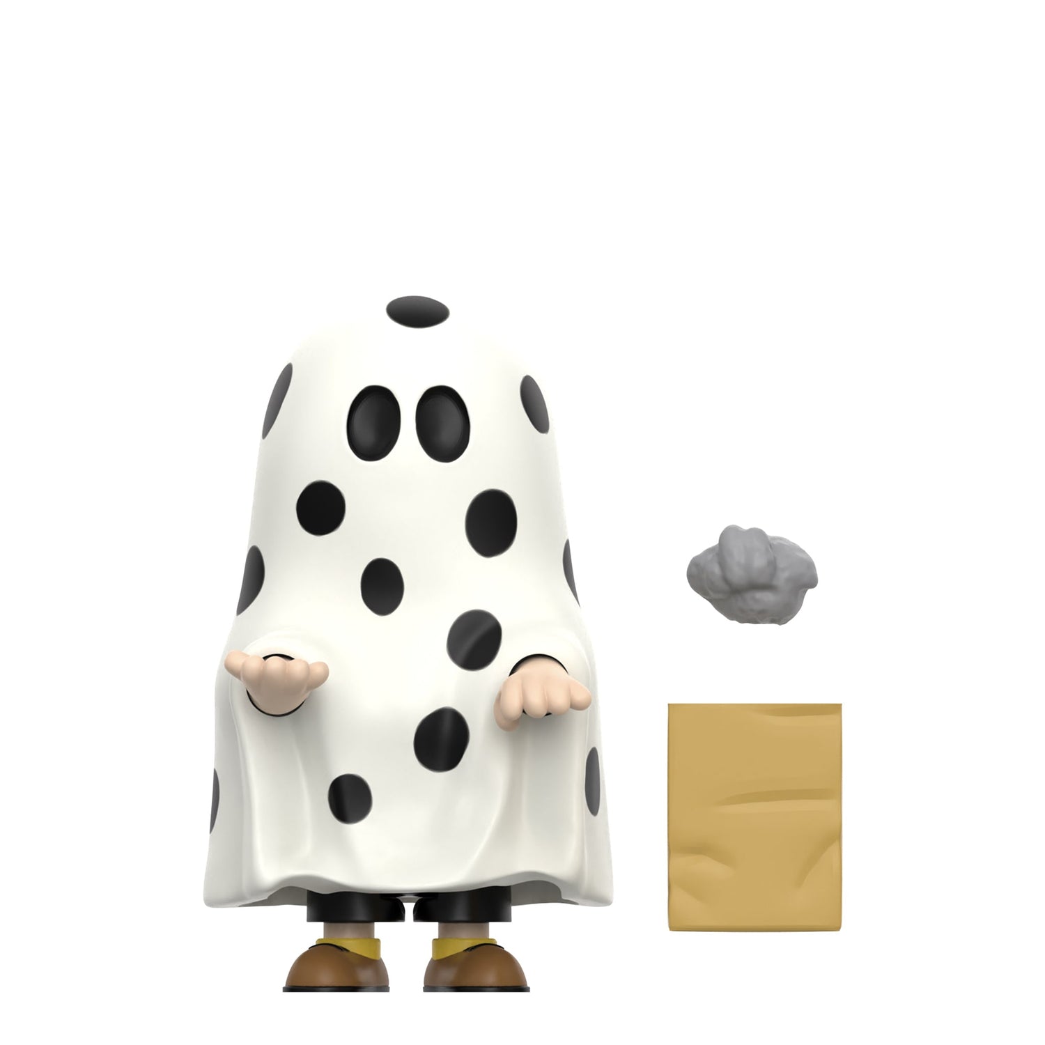 Articulated Charlie Brown Ghost Sheet action figure detail