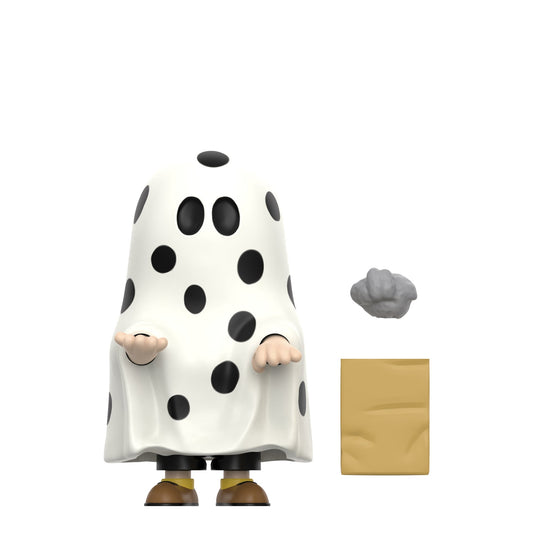 Peanuts Charlie Brown Ghost Sheet ReAction Figure front view-2