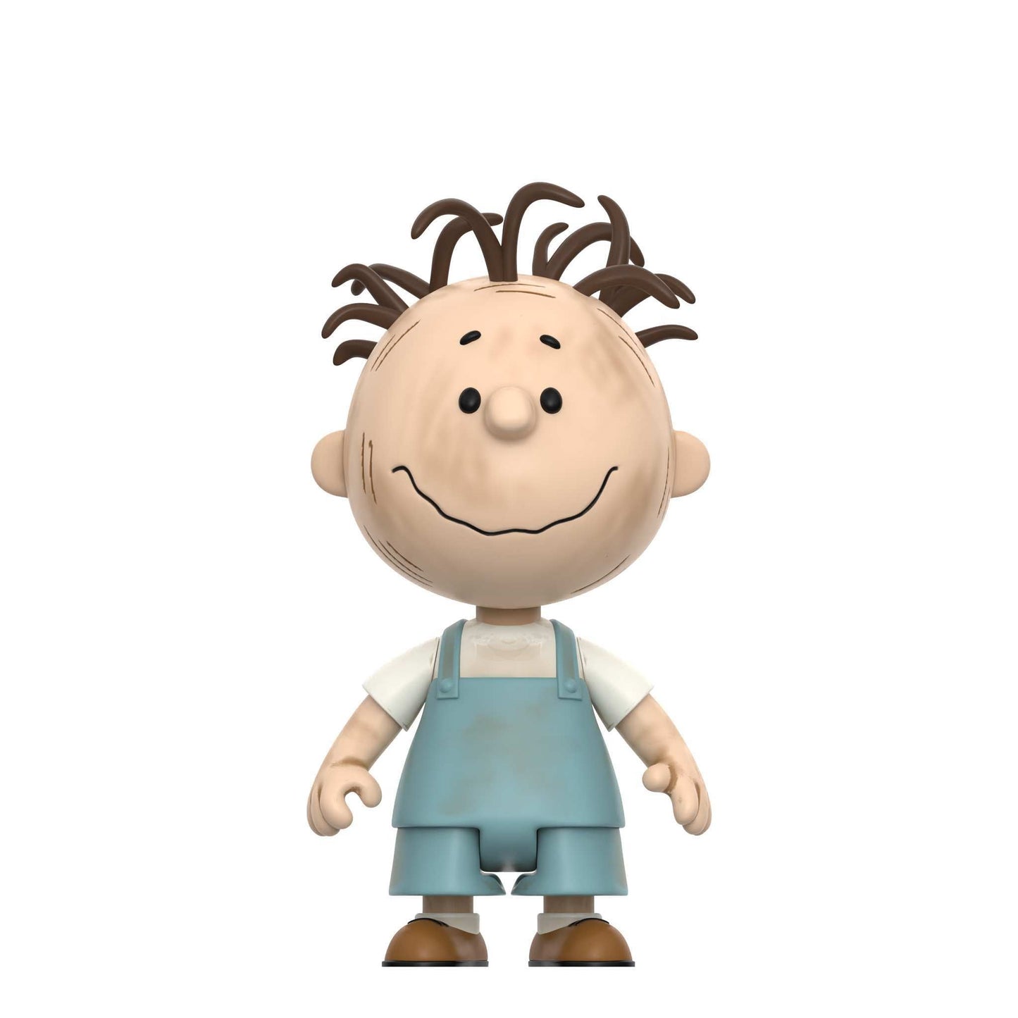 Full view of Pigpen Peanuts figure showing five points of articulation