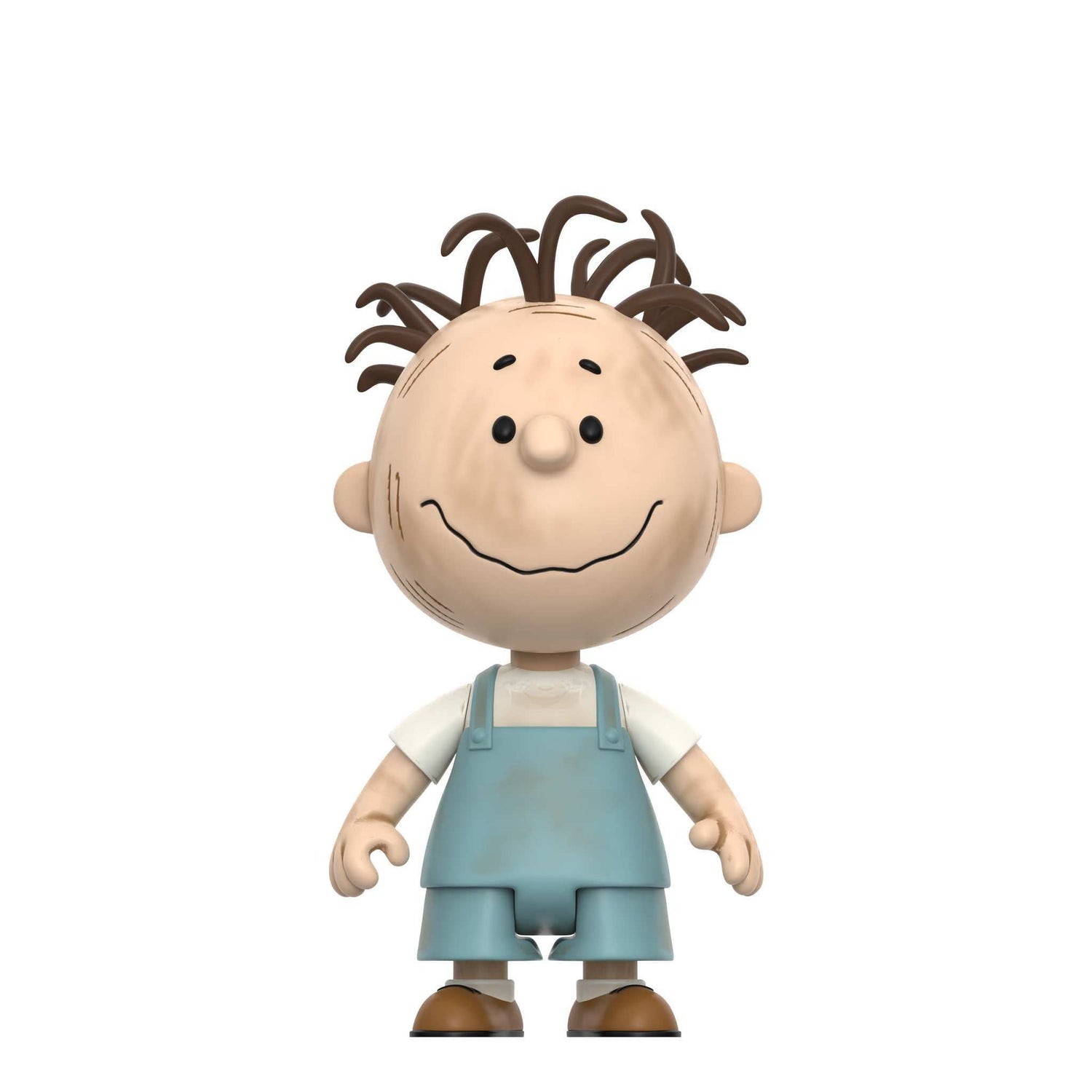 Full view of Pigpen Peanuts figure showing five points of articulation