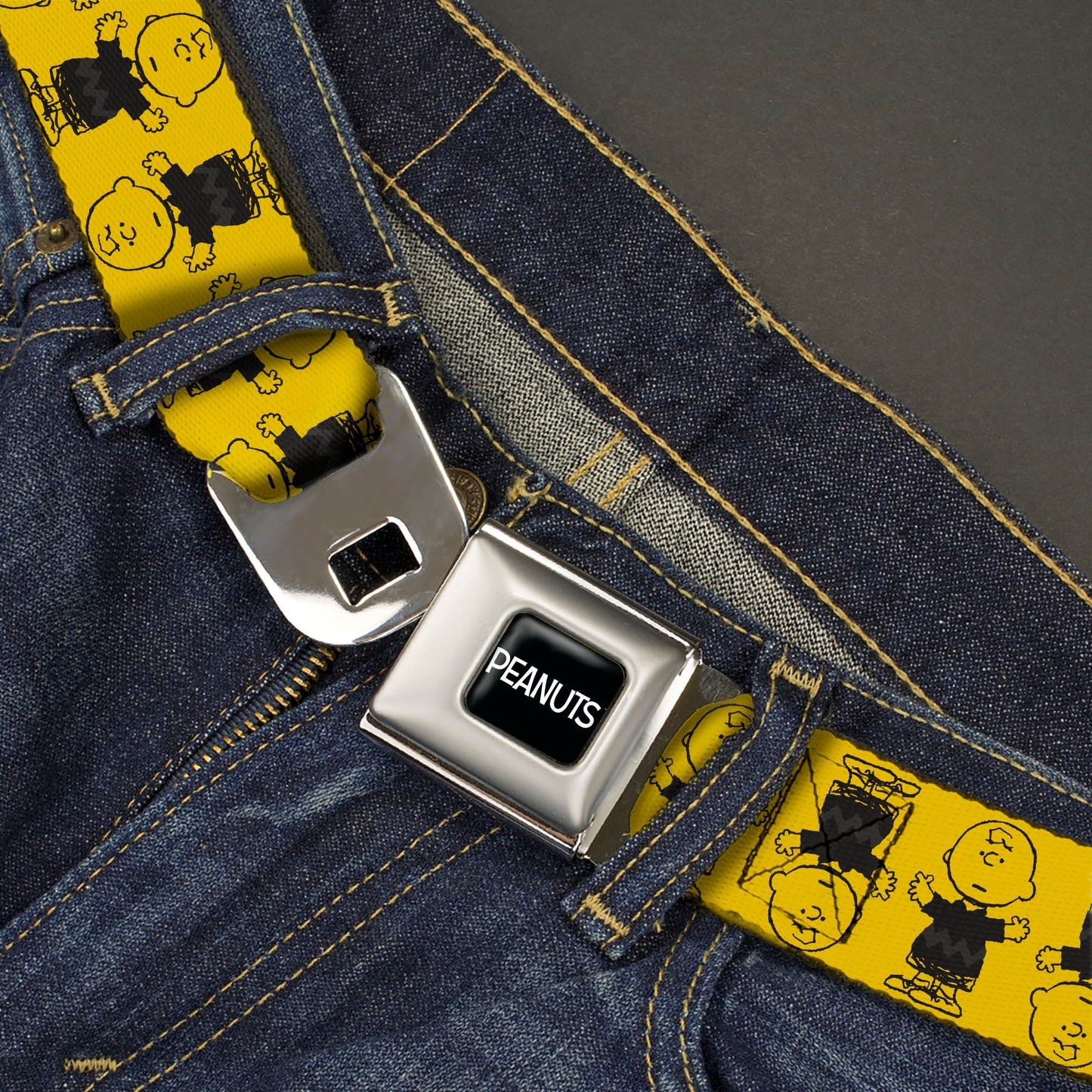 Charlie Brown Seatbelt Belt - Reversible Design | The Peanuts Store