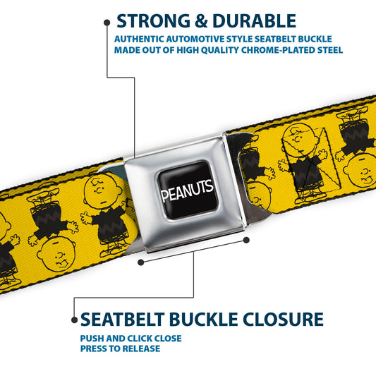 Charlie Brown Seatbelt Belt - Reversible Design | The Peanuts Store-6