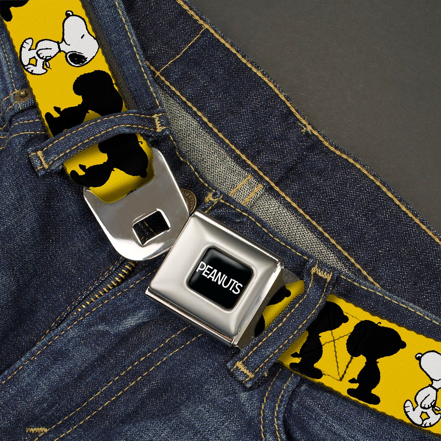Peanuts Snoopy Logo Seatbelt Belt