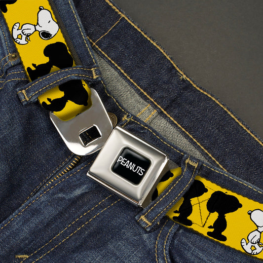 Peanuts Snoopy Logo Seatbelt Belt-1