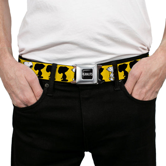 Peanuts Snoopy Logo Seatbelt Belt-2