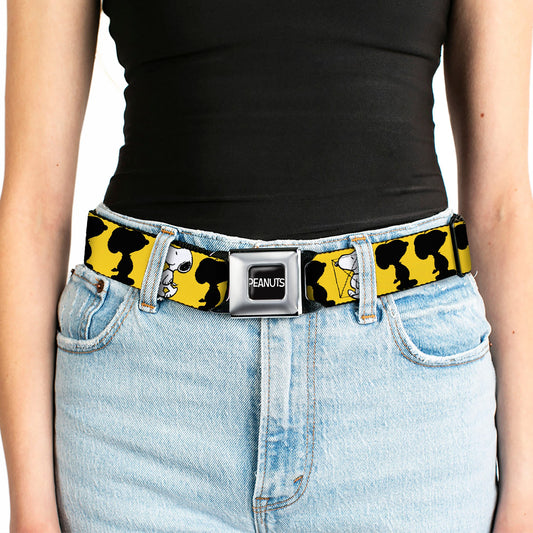 Peanuts Snoopy Logo Seatbelt Belt-4