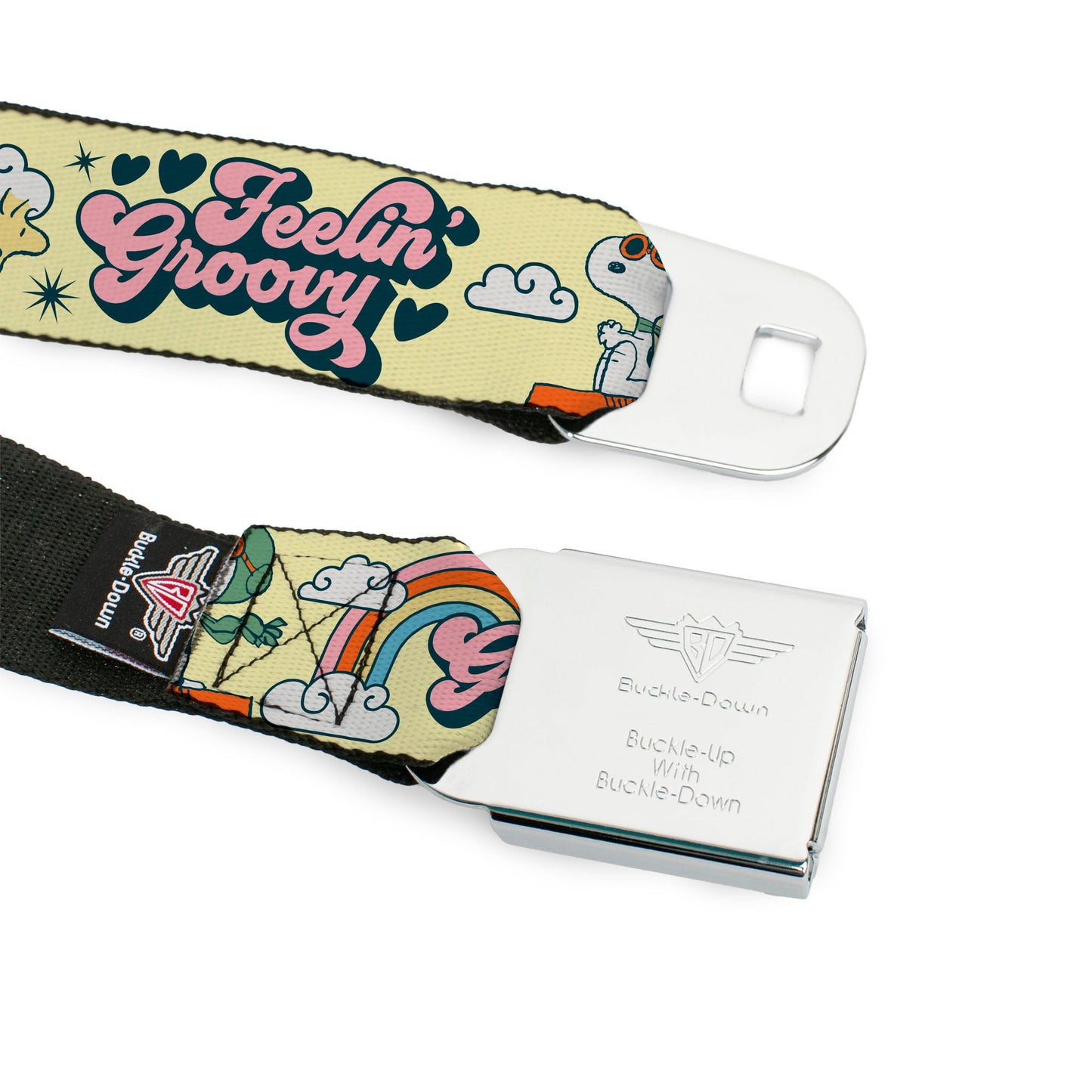 Peanuts Seatbelt Belt with Snoopy Flying Ace Fun