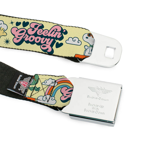 Peanuts Seatbelt Belt with Snoopy Flying Ace Fun-8