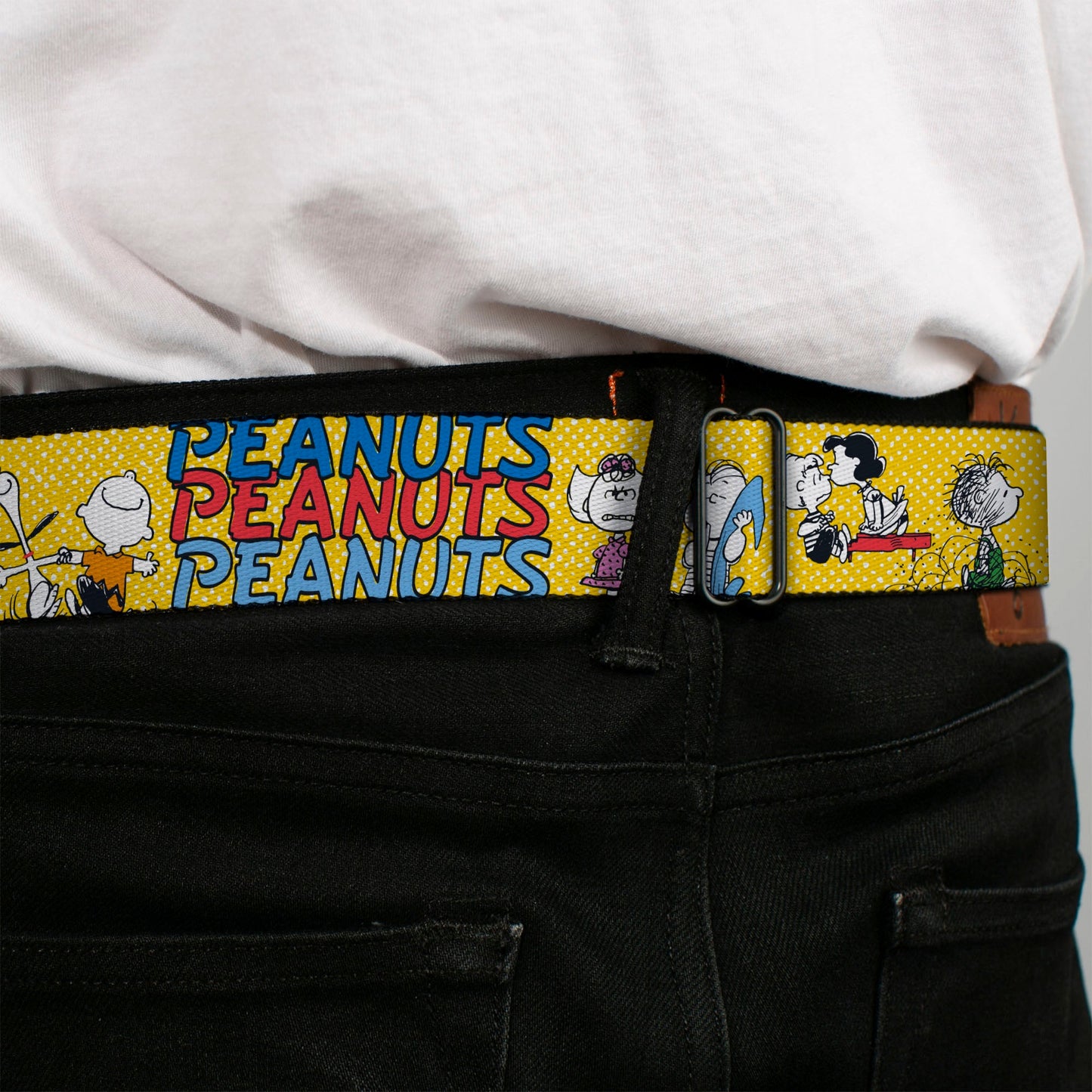 Peanuts Seatbelt Belt with Charlie Brown and Gang