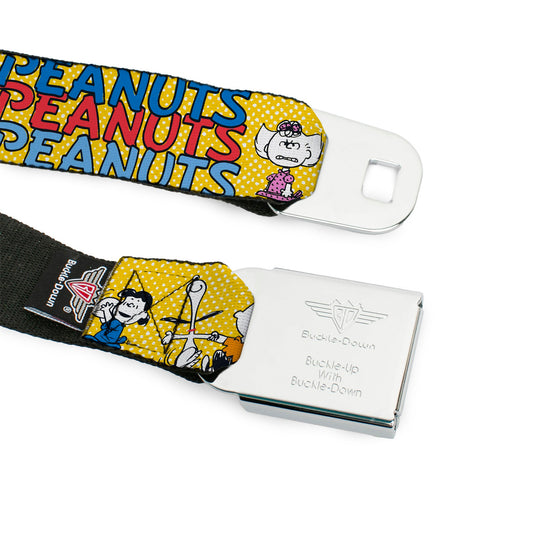 Peanuts Seatbelt Belt with Charlie Brown and Gang-8