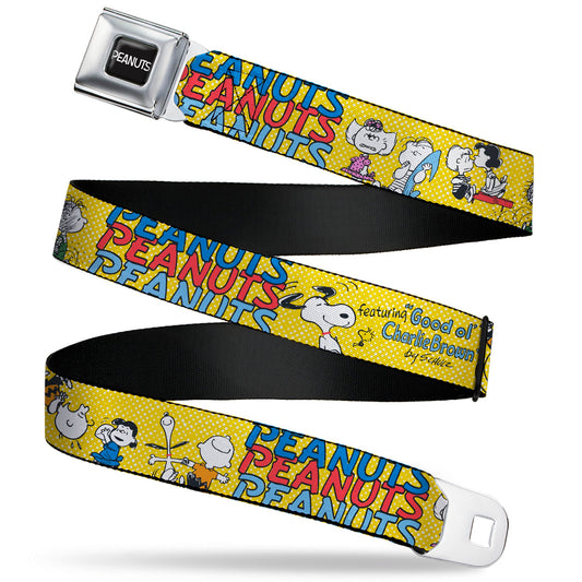 Peanuts Seatbelt Belt with Charlie Brown and Gang-0