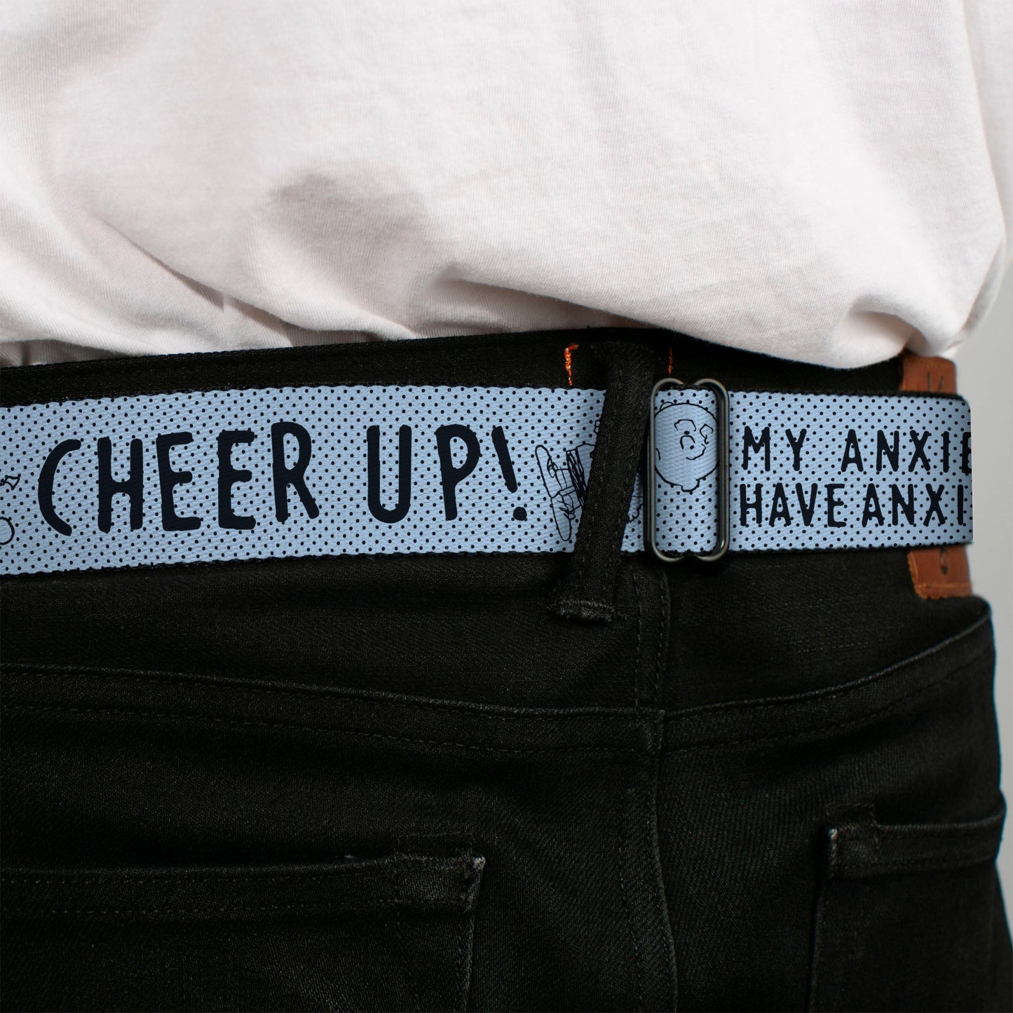 Peanuts Seatbelt Belt: Charlie Brown Poses & Quotes