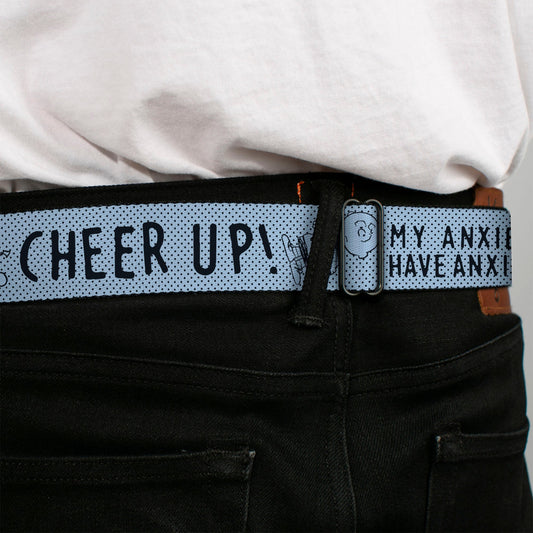 Peanuts Seatbelt Belt: Charlie Brown Poses & Quotes-3