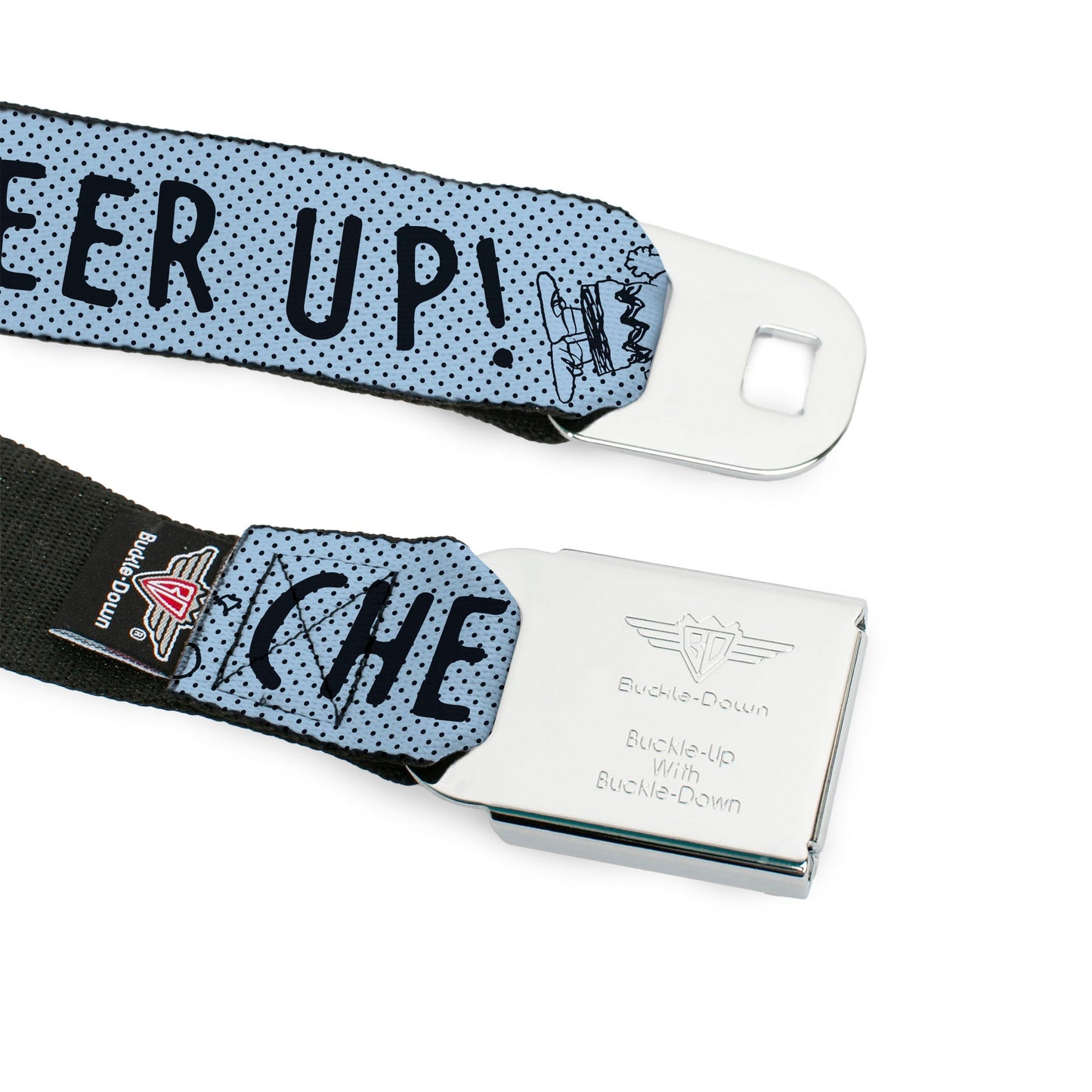 Peanuts Seatbelt Belt: Charlie Brown Poses & Quotes